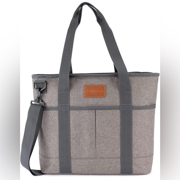 Happy Picnic Large Insulated Picnic Beach Camping Tote Bag with Adjustable Strap - Picture 1 of 10